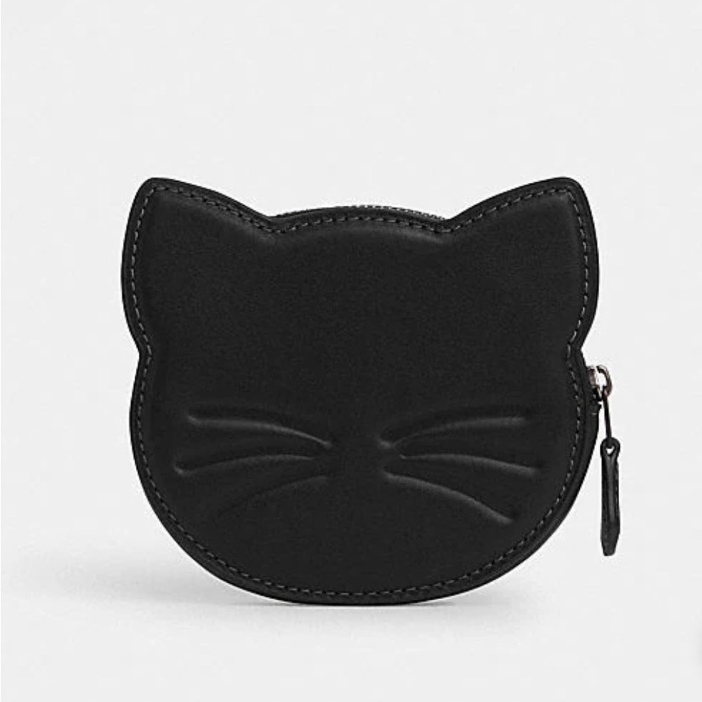 BNWT Coach Cat Coin Case